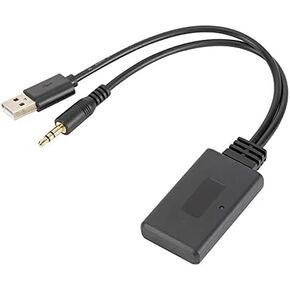Bluetooth Audio Adapter Auto Aux 3.5mm Car USB Receiver Cable for Speaker Music