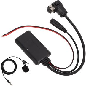 Pioneer Bluetooth Adapter Car Bluetooth Wireless AUX Adapter Connector for Audio Stereo Module Audio Cable Stereo AUX Input Adapter with Microphone Replacement for Pionner P99 P01