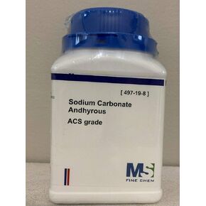 Sodium Carbonate Anhydrous ACS, Certified, 500 Grams in Kuwait