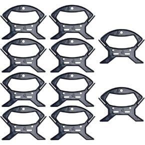 Garneck 10pcs Winder Wind up for Cord Fishing Tools Organizer Rope Spooler Fishing Gadgets Cable Winder Kite Reel Cord Organizer Extension Cord Storage Extension Cord Wrap String Black