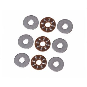 Mariyandh AXK0414Thrust Needle Roller Bearings with Washers 4mm Bore 14mm OD 2mm Width 3 Sets