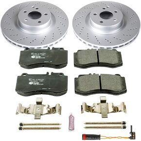 Power Stop ESK6640 Front Euro-Stop Brake Kit Mercedes