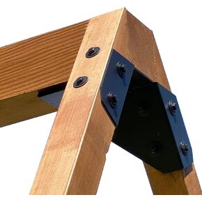 ECLIPSE SWING Bracket Use Any Size Lumber ONE Bracket for Swing Set AFrame Onyx Black