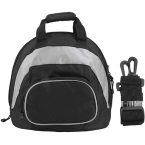 Helmet Bag，Motorcycle Helmet Shoulder Bag Multifunctional Waterproof Backpack Oxford Cloth Carrying Luggage(Gray+black)
