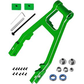 Upgrades Parts Aluminum 7075 Rear Swing Arm Adjustable Wheelbase for LOSI 1/4 Promoto MX Motorcycle Off-Road Vehicle RTR FXR LOS06000 LOS06002，(Larger Inner Bearing),Black
