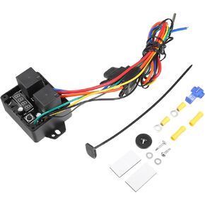 LED Display Digital Radiator Fans Controller Wiring Harness/Dual Relays/Durable / 1 pcs