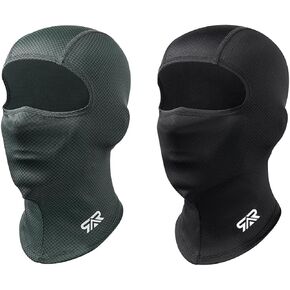 Balaclava Face Mask, 2 Pack Summer Cooling Mask, Sun Protection Breathable Helmet Liner for Cycling Outdoor Sports Men Women