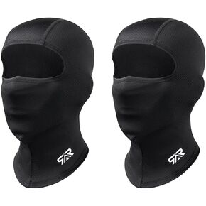 Balaclava Face Mask, 2 Pack Summer Cooling Mask, Sun Protection Breathable Helmet Liner for Cycling Outdoor Sports Men Women