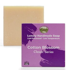 Lilac Castile Handmade Soap Bar [5 oz] No Phthalate, Palm Oil - Paraben Free Natural Bath Soap w/Essential Oils, Glycerin, Refreshing Aroma | Personal Skincare