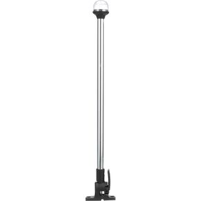 Attwood 5350-PA20-7 All-Round Incandescent Fold Down Navigation Light, Horizontal Mount, Black Base, 20-Inch