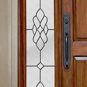 Gila® Lasalle Sidelights Entryway Decorative Window Film DIY Static Cling, 1ft x 6ft (12in x 72in) (6 sq Ft)