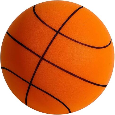Silent Basketball Dribbling Indoor, 2024 Latest Foam Basketball Indoor Training Ball, Silent Bouncing Basketball, Training Foam Ball, for Various Indoor Activities(8 inches-Orange Color) in Kuwait