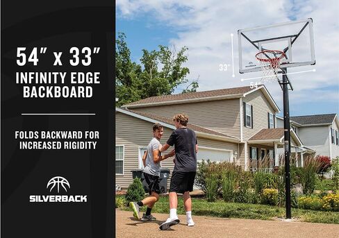 Silverback NXT 54" and NXT 60" In-Ground Basketball Hoops with Adjustable-Height Basketball Goal Backboard and QuickPlay Design in Saudi Arabia