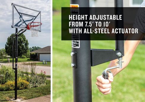 Silverback NXT 54" and NXT 60" In-Ground Basketball Hoops with Adjustable-Height Basketball Goal Backboard and QuickPlay Design in Saudi Arabia