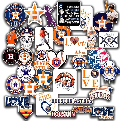 Stickers Pack Houston Vinyl Astros Aesthetic Stickers Pack of 49 pcs in Saudi Arabia