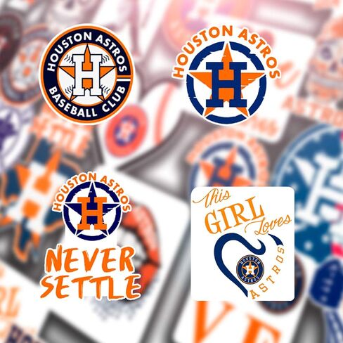 Stickers Pack Houston Vinyl Astros Aesthetic Stickers Pack of 49 pcs in Saudi Arabia