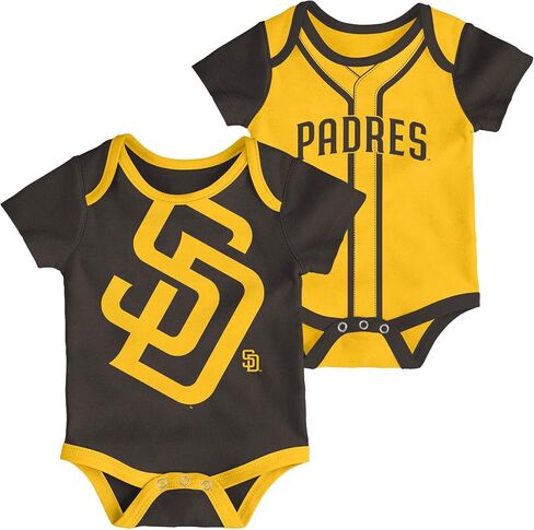 Outerstuff MLB Newborn & Infant Double 2 Pack Creeper Onesie Set - (0-24 Months) in Saudi Arabia