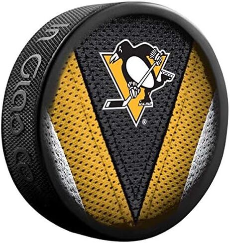 Pittsburgh Penguins Officially Licensed Stitch Design Hockey Puck in Saudi Arabia