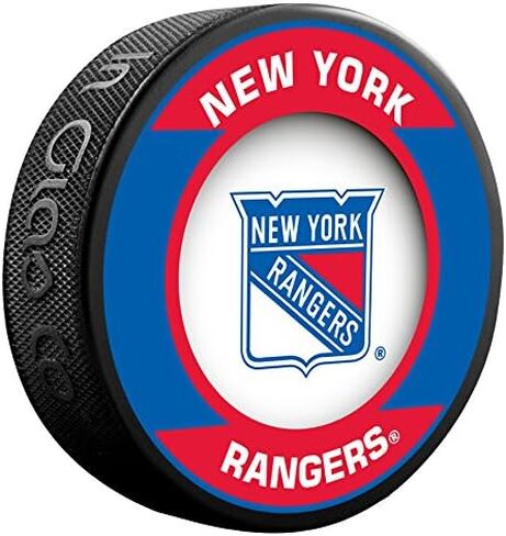 Rangers Officially Licensed Retro Design Hockey Puck in Saudi Arabia