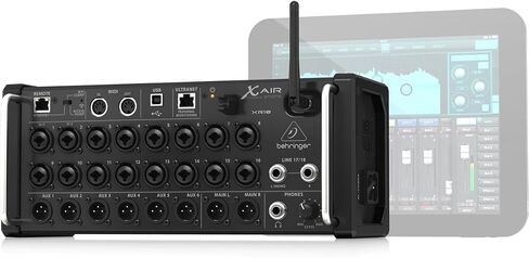 حقيبة حمل مبطنة للخلاط الرقمي وحافظات التمساح من Behringer XR18؛ تناسب خلاطات سلسلة Behringer X-AIR (G-MIXERBAG-1306) in Saudi Arabia