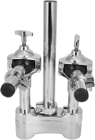 Drum Stand, Zinc Alloy Lightweight 2 Way Percussion Instrument Parts Urable Drum Mount Arm Double Tom Stand Shelf for Drummers for Tom Tom Drum Kit Parts in Saudi Arabia