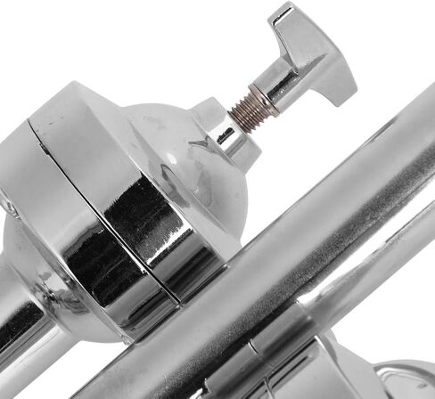 Drum Stand, Zinc Alloy Lightweight 2 Way Percussion Instrument Parts Urable Drum Mount Arm Double Tom Stand Shelf for Drummers for Tom Tom Drum Kit Parts in Saudi Arabia