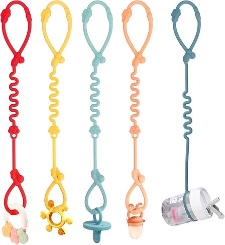 Sippy Cups Straps Holder Lease - Keep Bottle Sippy Cups and Toys Off The Floor - Great for Baby Toddler and Kids - 2 Pack in Saudi Arabia