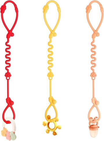 Sippy Cups Straps Holder Lease - Keep Bottle Sippy Cups and Toys Off The Floor - Great for Baby Toddler and Kids - 2 Pack in Saudi Arabia
