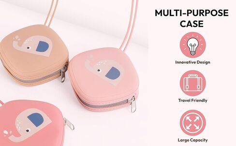 Silicone Pacifier Holder Case, Pacifier holder for baby, Silicone pacifier cover for boys and girls, pacifier holder for diaper bag, BPA free pacifier holder for newborn babies in Saudi Arabia