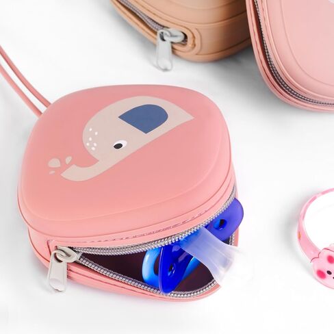 Silicone Pacifier Holder Case, Pacifier holder for baby, Silicone pacifier cover for boys and girls, pacifier holder for diaper bag, BPA free pacifier holder for newborn babies in Saudi Arabia