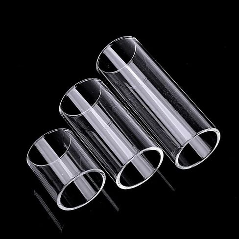 3 Pcs Clear Glass Guitar Slides 51MM 60MM 70MM Finger Slides for Electric Bass Guitar in Saudi Arabia