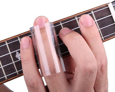 3 Pcs Clear Glass Guitar Slides 51MM 60MM 70MM Finger Slides for Electric Bass Guitar in Saudi Arabia