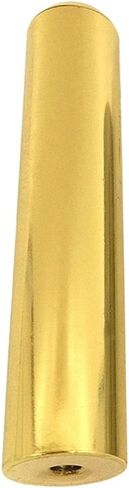 Alnicov Stainless Steel Tone Bar Guitar Lap Slide Solid Roundnose Tone bar with 3 Finger Pick + 1 Thumb Pick for Guitar Bass(Chrome) in Kuwait