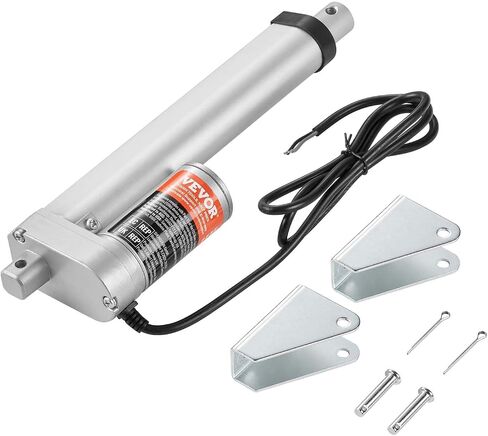 VEVOR Linear Actuator 12V, 6 Inch High Speed 0.55"/s Linear Actuator, 220lbs/1000N Linear Motion Actuator with Mounting Bracket and IP54 Protection in Saudi Arabia