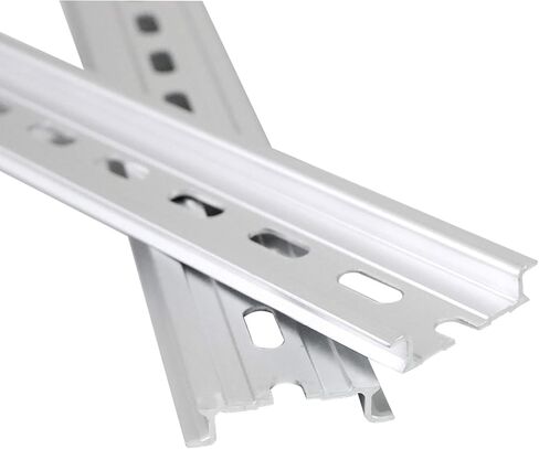 2 قطعة DIN السكك الحديدية مشقوق الألومنيوم 12 بوصة طويلة 35 مللي متر واسعة 7.5 مللي متر عالية ، قبعة علوية مشقوق DIN السكك الحديدية مع RoHS in Kuwait