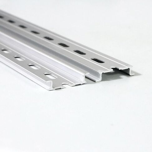2 قطعة DIN السكك الحديدية مشقوق الألومنيوم 12 بوصة طويلة 35 مللي متر واسعة 7.5 مللي متر عالية ، قبعة علوية مشقوق DIN السكك الحديدية مع RoHS in Kuwait