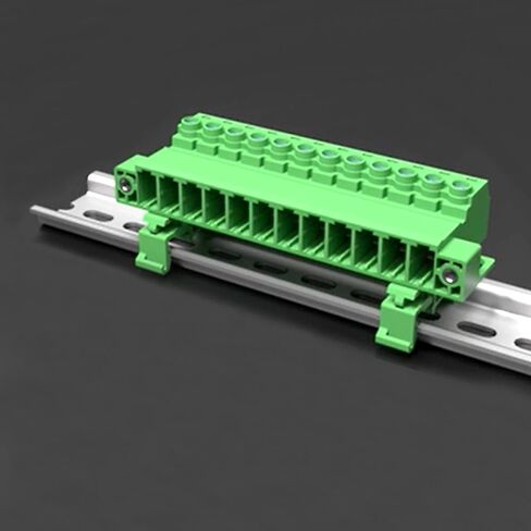 2 قطعة DIN السكك الحديدية مشقوق الألومنيوم 12 بوصة طويلة 35 مللي متر واسعة 7.5 مللي متر عالية ، قبعة علوية مشقوق DIN السكك الحديدية مع RoHS in Kuwait