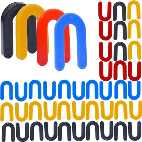 Plastic Shims Horseshoe-Shims for Leveling - 400PCS U Shaped Tile Spacers,Blue 1/16", Red 1/8", Yellow 3/16", Black 1/4" in Saudi Arabia