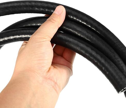 X AUTOHAUX سيليكون فراغ أنابيب خرطوم خط السيارات خرطوم مكنسة مدخل هواء المحرك خرطوم مكنسة الأنابيب أسود ID 10 مللي متر 9.84ft طول in Kuwait