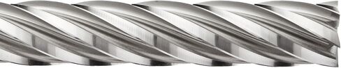 YG-1 - 9322 E2175 Cobalt Steel Square Nose End Mill, Extra Long Reach, Weldon Shank, Uncoated (Bright) Finish, 30 Deg Helix, 6 Flutes, 5" Overall Length, 0.5" Cutting Diameter, 0.5" Shank Diameter in Saudi Arabia
