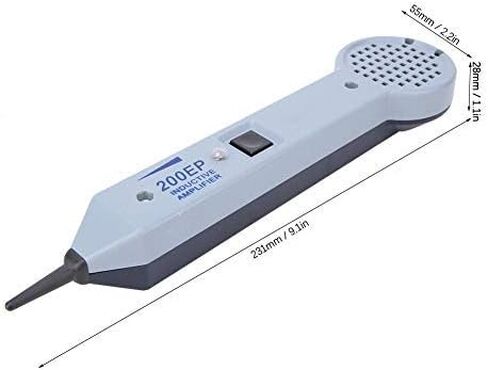 مجموعة النغمات والمسبار، جهاز تتبع الأسلاك 200EP عالي الدقة واختبار الدوائر، مجموعة تتبع النغمات الاحترافية، مولد نغمة اختبار الكابلات، مضخم حثي مع حجم قابل للتعديل in Kuwait