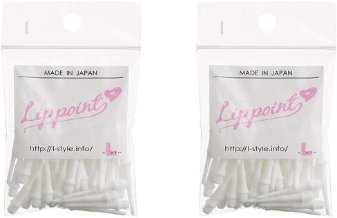L-Style Dart Accessory: Lippoint - Soft Tip Dart Point Replacement - Standard Thread - White 2 Pack in Saudi Arabia