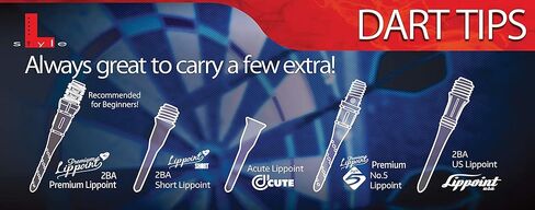 L-Style Dart Accessory: Lippoint - Soft Tip Dart Point Replacement - Standard Thread - White 2 Pack in Saudi Arabia