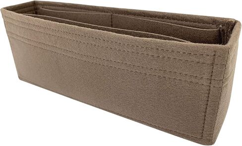 Bag Organizer for Fendi Baguette Medium (26cm/10.2″) - Premium Felt Purse Handbag Insert Liner Shaper (Handmade) Soft Structure Support in Saudi Arabia