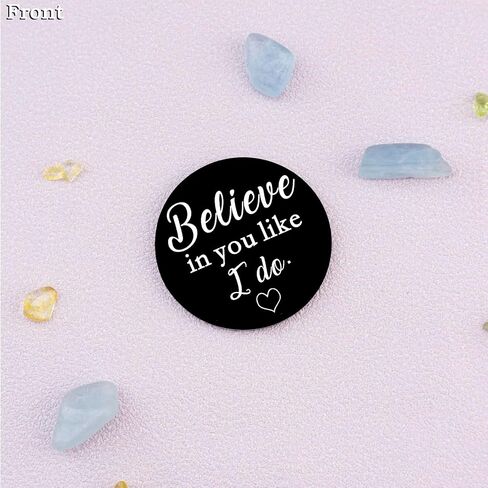 Double-Sided Pocket Hug Token Long Distance Token Coin Teen Boys Girls Fun Engraved with Leather in Saudi Arabia