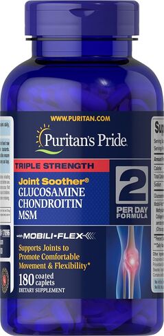 Puritan's Pride Glucosamine, Chondroitin & MSM-2 Caplets Per Day Formula in Saudi Arabia