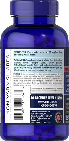 Puritan's Pride Glucosamine, Chondroitin & MSM-2 Caplets Per Day Formula in Saudi Arabia