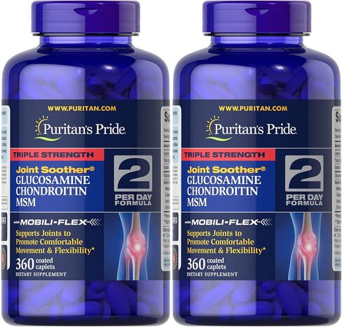 Puritan's Pride Glucosamine, Chondroitin & MSM-2 Caplets Per Day Formula in Saudi Arabia