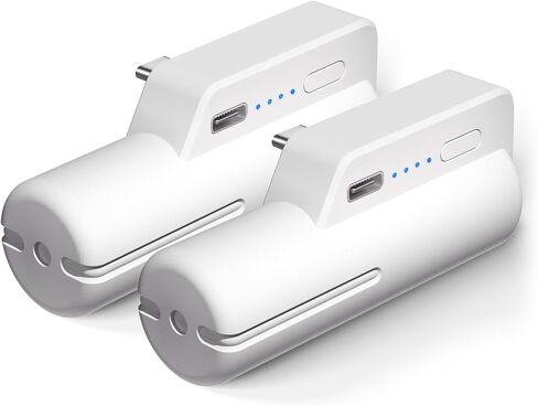 2 Battery Pack for Oculus Quest 2, 5000mAh Head Strap Battery Pack Compatible with Oculus/Meta Quest 2 Lightweight and Portable VR Extend Power Accessories for Extra 2-4H Playtime (Pack of 2) in Kuwait
