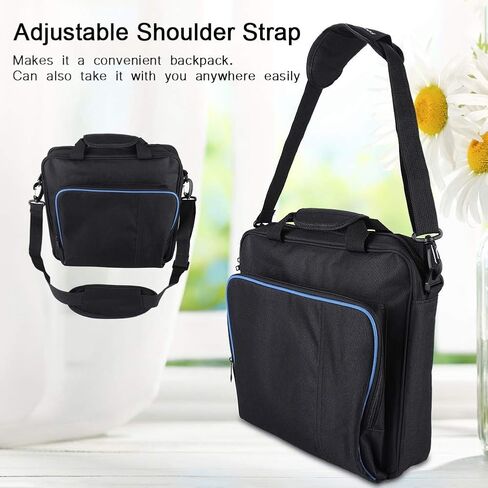 حقيبة واقية لجهاز PS4 حقيبة واقية محمولة رفيعة مضادة للصدمات والغبار حقيبة حمل حقيبة يد للسفر لجهاز PlayStation4 PS4 Slim in Kuwait